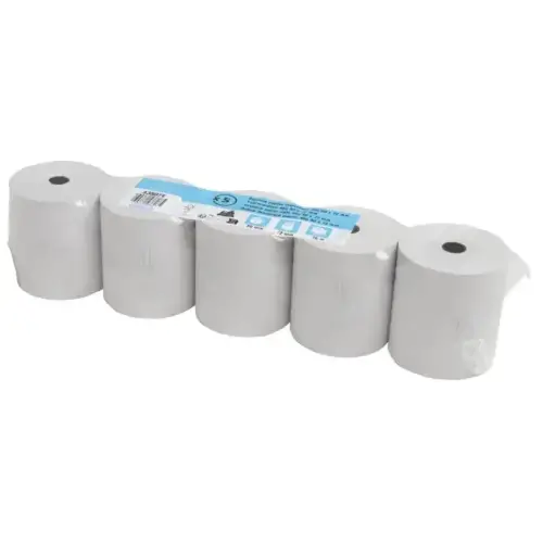 Bobine pour tickets de caisse 80x80 mm - 1 pli thermique 55g/m2 sans BPA. - EXACOMPTA 