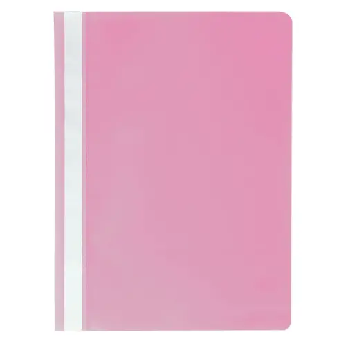 Chemise de pr&eacute;sentation &agrave; lamelles Polypropyl&egrave;ne standard - A4 - Rose - EXACOMPTA 