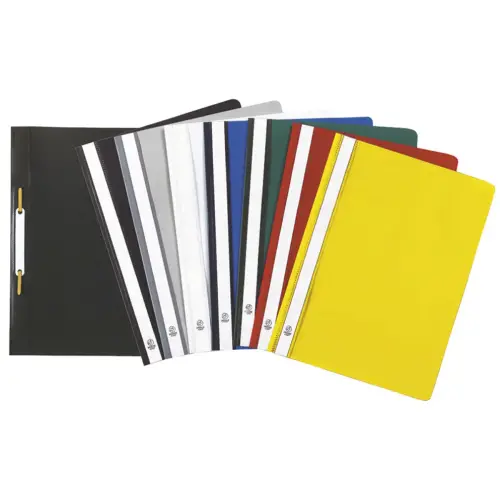 Chemise de présentation à lamelles Polypropylène standard - A4 - Couleurs assorties - EXACOMPTA