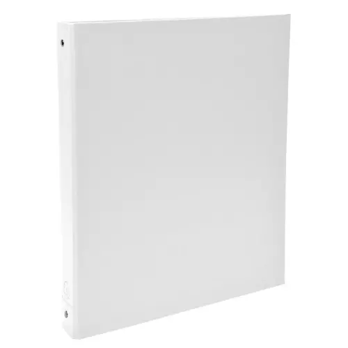 Classeur rembordé polypropylène 4 anneaux 30mm - A4 - Blanc - EXACOMPTA
