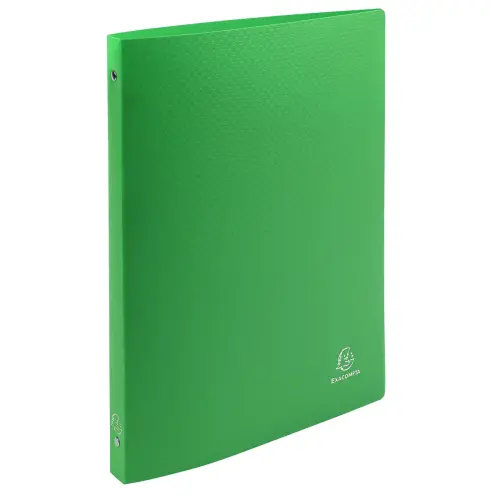 Classeur 4 anneaux 15mm polypropylène OPAK - A4 - Vert clair - EXACOMPTA