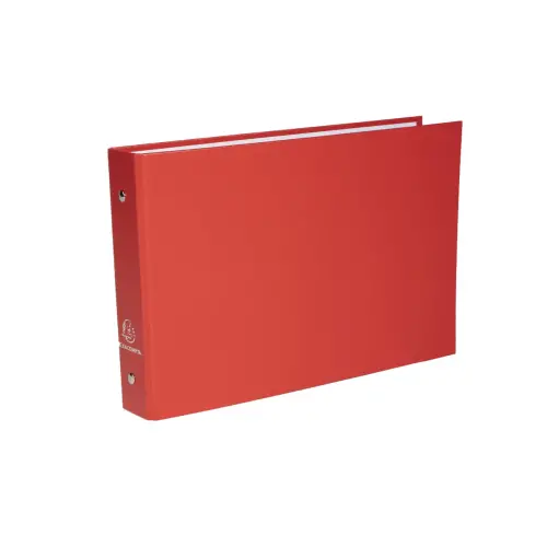 Classeur rembord&eacute; polypropyl&egrave;ne avec intercalaires pour fiches bristol 148x210 2 anneaux 25mm - Couleurs assorties - EXACOMPTA 
