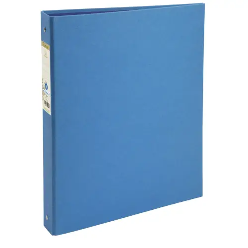 Classeur rembordé papier 4 anneaux 30mm Forever - A4 - Bleu clair - EXACOMPTA