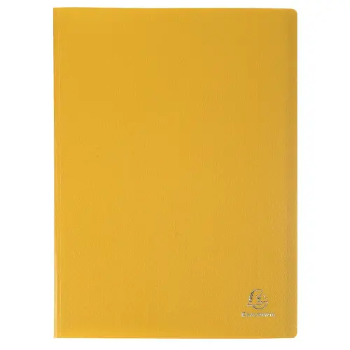 Protège-documents en polypropylène souple OPAK 200 vues - A4 - Jaune - EXACOMPTA