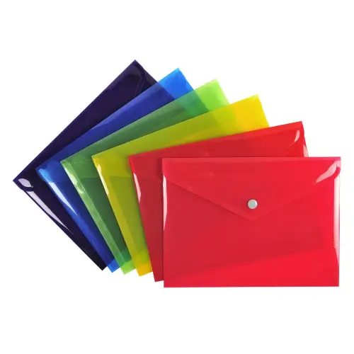 Pochette pression Iderama en polypropyl&egrave;ne - Couleurs assorties - Exacompta 
