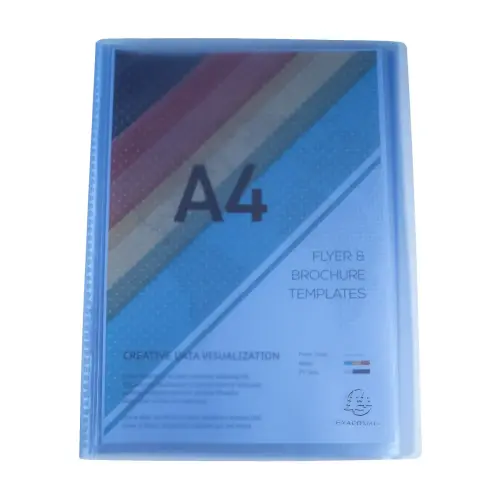 Protège-documents en polypropylène semi rigide Chromaline 40 vues - A4 - Couleurs assorties - EXACOMPTA