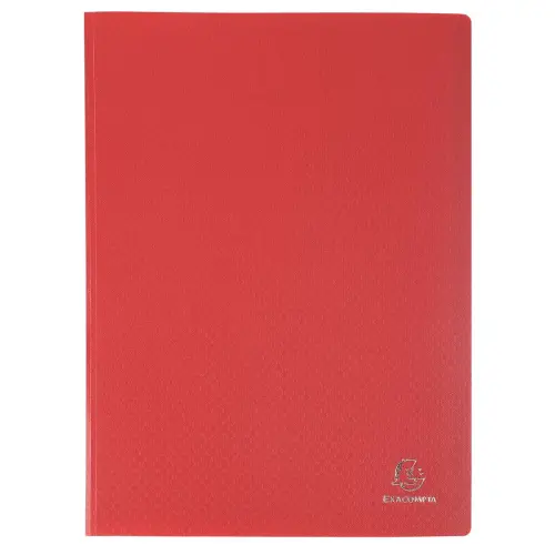Protège-documents en polypropylène souple OPAK 160 vues - A4 - Rouge - EXACOMPTA