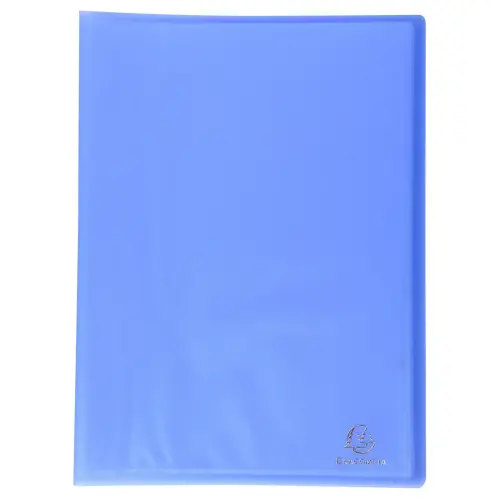 Protège-documents en polypropylène semi rigide Chromaline 60 vues - A4 - Bleu - EXACOMPTA
