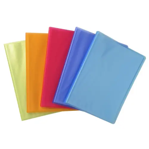 Protège-documents en polypropylène Linicolor 60 vues - A4 - Couleurs assorties - EXACOMPTA