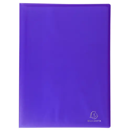 Protège-documents en polypropylène semi rigide Chromaline 60 vues - A4 - Violet - EXACOMPTA