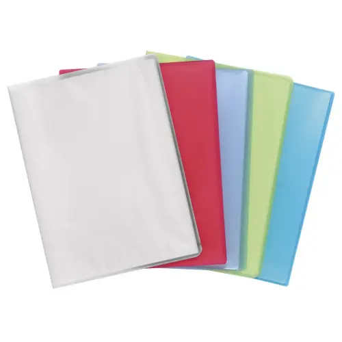 Protège-documents en polypropylène semi rigide Chromaline 180 vues - A4 - Couleurs assorties - Exacompta