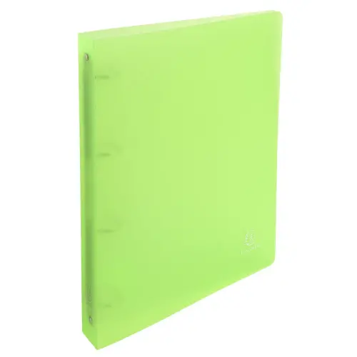 Classeur 4 anneaux 30 mm polypropyl&egrave;ne Chromaline - A4 maxi - Vert - EXACOMPTA 