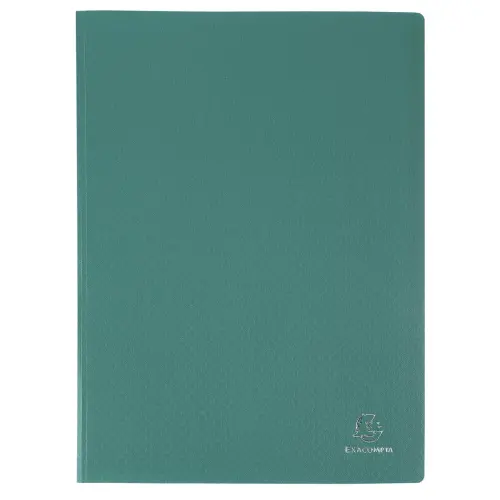 Protège-documents en polypropylène souple OPAK 80 vues - A4 - Vert foncé - Exacompta