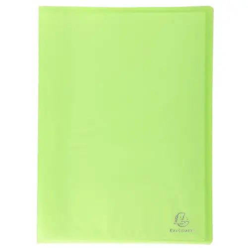 Protège-documents en polypropylène semi rigide Chromaline 80 vues - A4 - Vert - EXACOMPTA