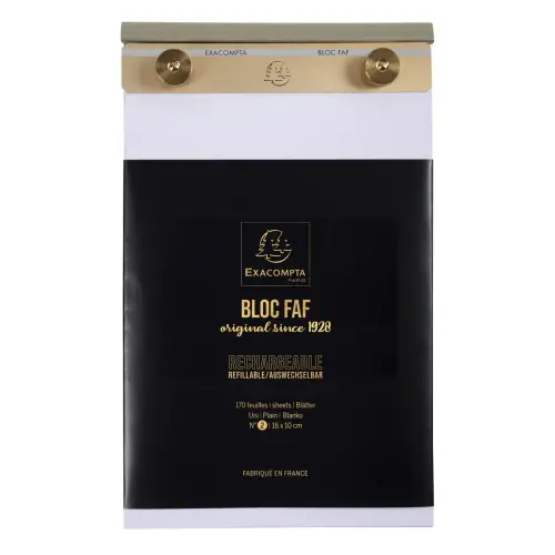 Bloc FAF complet 16x10cm N.2 uni - EXACOMPTA 