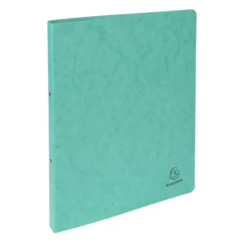 Classeur 2 anneaux 15mm Carte lustrée - A4 - Vert - EXACOMPTA