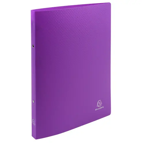 Classeur 2 anneaux 15mm polypropyl&egrave;ne OPAK - A4 - Violet - EXACOMPTA 
