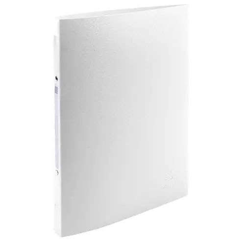 Classeur 2 anneaux 15mm polypropylène OPAK - A4 - Blanc - EXACOMPTA