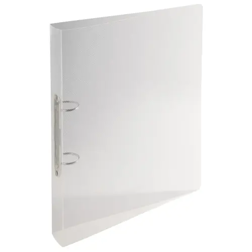 Classeur 2 anneaux 30 mm polypropyl&egrave;ne Crystal - A4 maxi - Cristal - Exacompta 