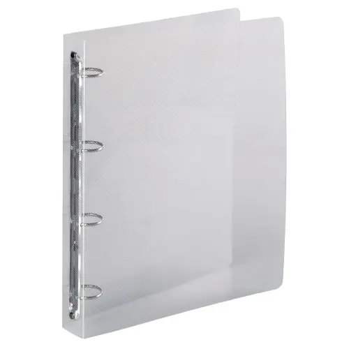 Classeur 4 anneaux 30 mm polypropylène Crystal - A4 maxi - Cristal - EXACOMPTA