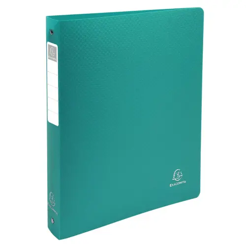 Classeur 4 anneaux 30mm polypropylène OPAK rigide 10/10e - A4 Maxi. - Vert foncé - EXACOMPTA
