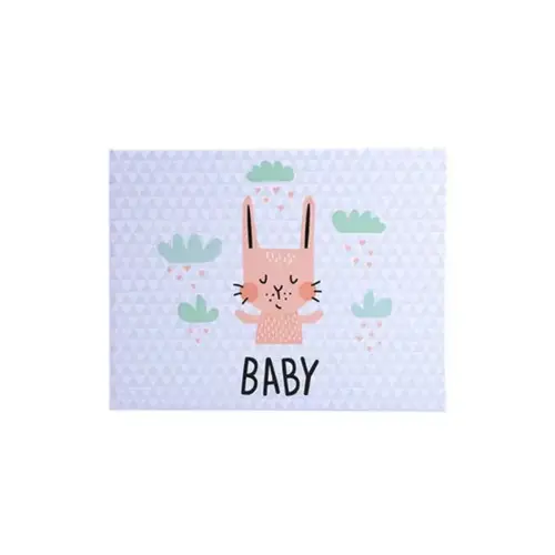 Album photos livre 30 pages blanches - Format 28,5x22cm - BABY vert - Gris - EXACOMPTA 