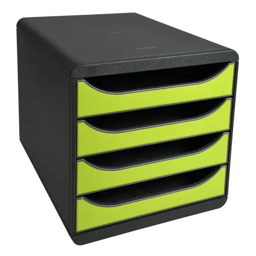 BIG-BOX Pastel noir/pastel glossy - Noir/vert anis - EXACOMPTA 