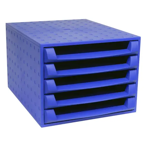 THE BOX ouvert - Bleu cobalt - EXACOMPTA 