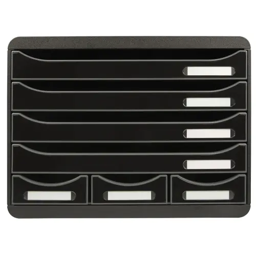 STORE-BOX MINI 7 tiroirs - Noir - EXACOMPTA 