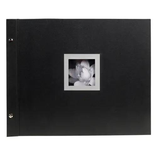 Album photos à vis rechargeable 40 pages noires Ceremony - 37x29 cm - Noir - EXACOMPTA
