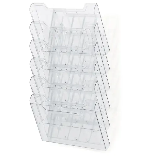 Trieur mural A4 horizontal - Cristal - EXACOMPTA 