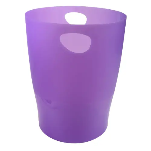 ECOBIN Corbeille &agrave; papier - Violet translucide - EXACOMPTA 