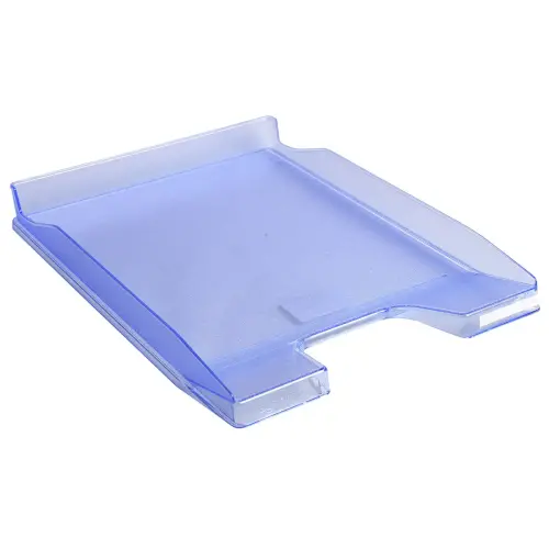 Corbeille à courrier COMBO MINI - Bleu glacé translucide - EXACOMPTA