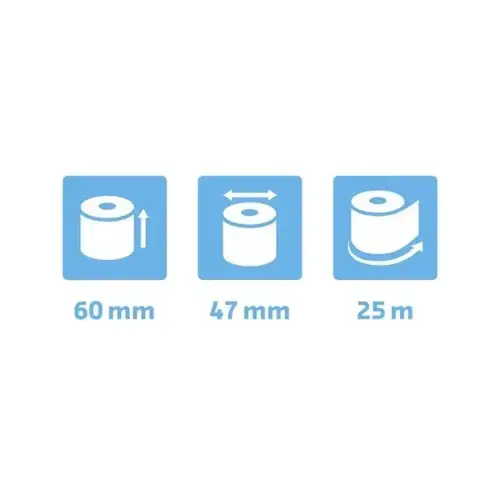 Bob 1pli therm 55g 60x47mm-25m (boite10) 