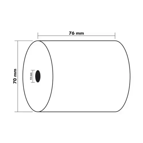 Bob 1pli therm 55g 76x70mm-60m (par10) 10)