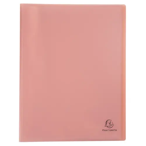 Porte-vues A4 80 vue Chrom Pastel Corail - Exacompta 
