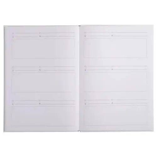Livre de remerciements - A4 - 96 pages - Blanc - Exacompta