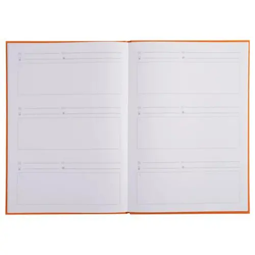LIVRE DE REMERCIEMENT 96P.297X210.ORANGE