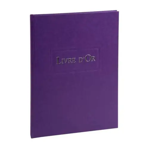 LIVRE D OR .1M. 297X210 VIOLET