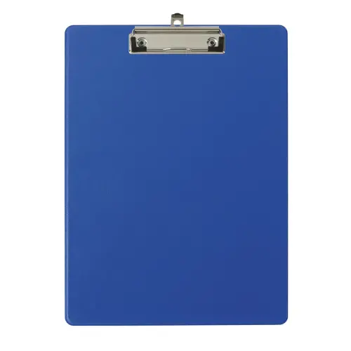 Porte-bloc avec pochette PP A4 bleu