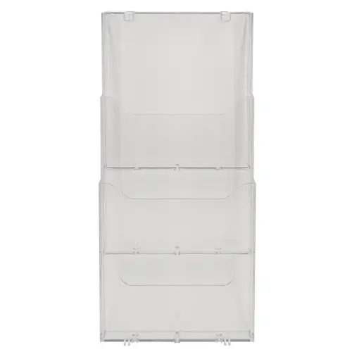 Trieur mural A4 vertical (3) cristal 