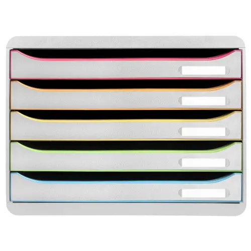 BIG-BOX PLUS HORIZON blanc/arlequin/blan - Exacompta