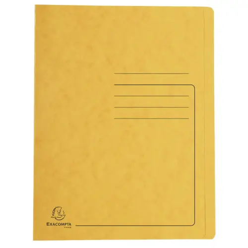 Chemise a lamelles C.L 355g A4 jaune 