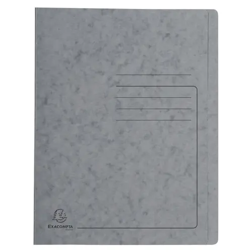 Chemise a lamelles C.L 355 g A4 gris - Exacompta