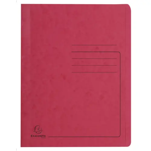 Chemise a lamelles C.L 355g A4 rouge