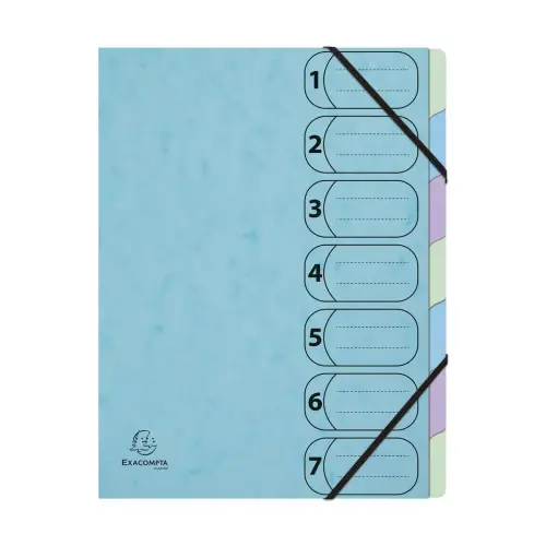 Trieur Harmonika 7 compart A4 AQUAREL