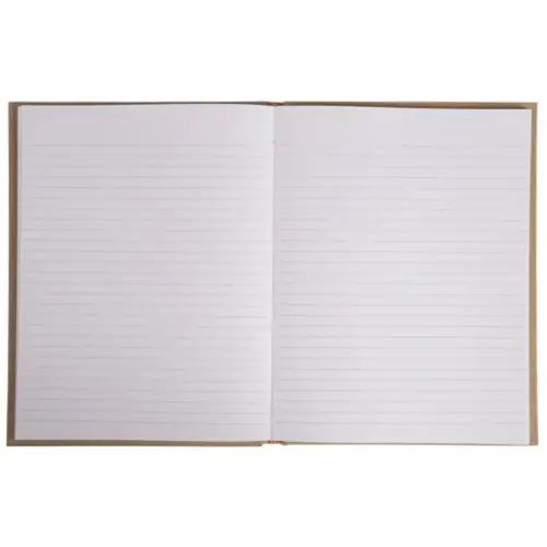 Carnet Nature ligné - 22 x 17 cm - 192 pages - Marron - FSC® - Exacompta