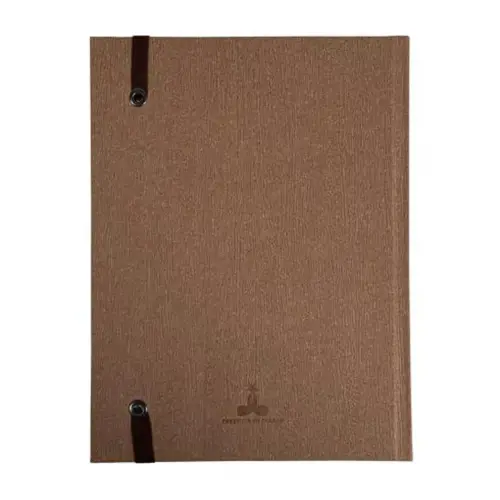 REG NATURE 220x170. 192P LIGNE BRUN FSC®