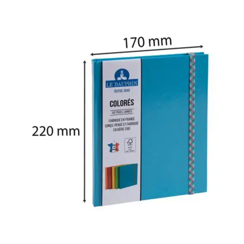 REG IDERAMA 220x170 192P LIGNE BLEU FSC®