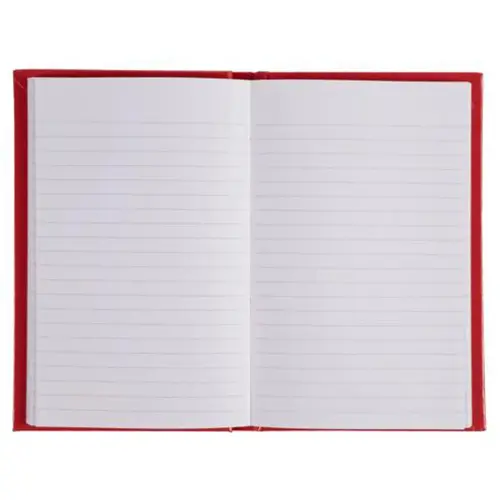 Carnet ligné - 192 pages - 14 x 11 cm - Rouge - EXACOMPTA